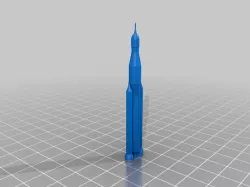 NASA Shuttle and SLS, 1/1000 scale