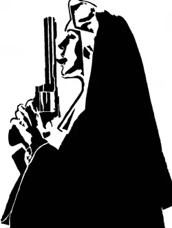 Nun stencil 2