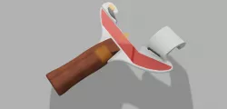 Oculus Quest 2 ping pong paddle (6.5mm blade) by SolidSlime 