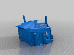 ork scrap shanty buildings - terrain - lp