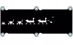 Perseverance plate - family portrait