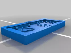 Pool-Table Wall Clock
