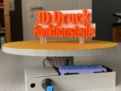 Presentation Plate (battery driven)
