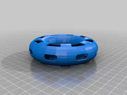  Print In Place Cat Donut Toy With Ball