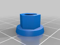 Propeller_Pivot_cutt_axle  8mm M6 Left 