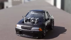 R32 GT-R powered by F1 V8 engine