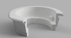 Radiator Side panel Holder for central heating 