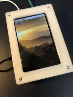 Raspberry Pi 4 Case for 5 Inch 800x400 DSI screen