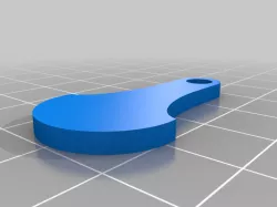 Removable shopping trolley token for Australia 2$