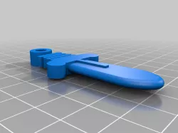 Replacement sword for Pop-Up Pirate edition with boat and balloon - Epée de remplacement pour Pic-Pirate édition bateau et ballon
