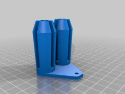 Safety flag for double barrel shotgun