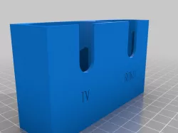 Samsung TV and Roku Remote Holder