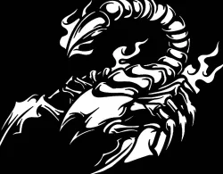 Scorpion stencil 11