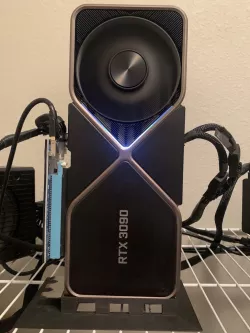 Short Vertical Stand for GPU with Foot