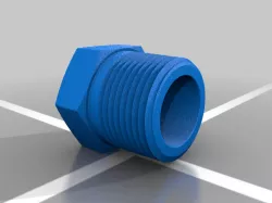 Shower Head to Garden Hose Adaptor NPT 1/2 female to 3/4 male