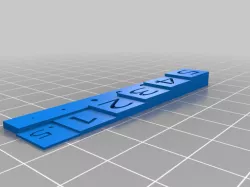 Simple 3D Printing Ruler