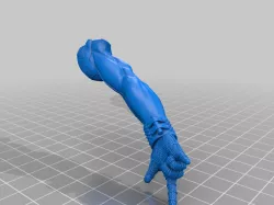 Spider Punk 3D PRINTING FIGURINE ASSEMBLY 3D MODEL 3D print model