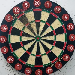 Standalone dartboard numbers tags