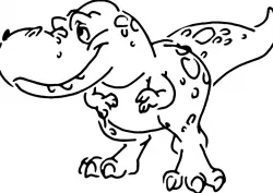 T-Rex stencil 3