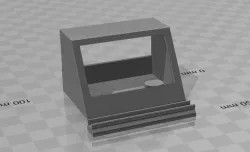 Thermometer box connect frame slider by magnet
