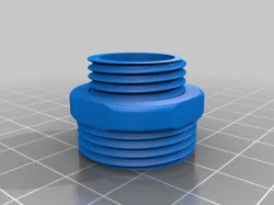 Thread adapter BSP 3/4" to BSP 1/2" and M22x1