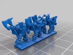 Warmaster Monopose Chaos Warriors