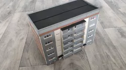 Wohnhaus Plattenbau H0 WBS70