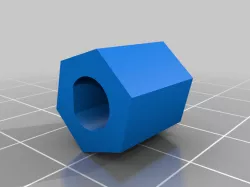 1/2 in Hex to 6mm D Bore insert | Vex Flex wheels adapter