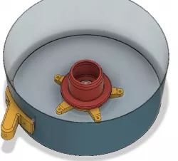 3D printing spool holder using HDD spindle motor for hygroscopic material