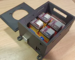 Arduino GRBL Box / CNC shield with Fan