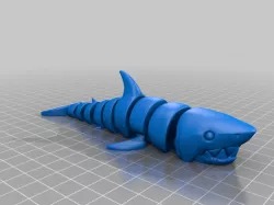 Articulated Shark Jaw and Tail