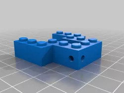Building block: Key holder letter V
