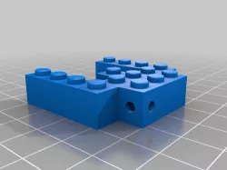 Building block: Key holder letter W
