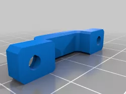 Cable clips for enclosures and Prusa Bear - double screw