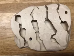 Climbing boulder keychain holder!