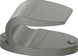 clips for 12mm rod (removable camper van table)