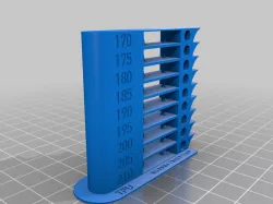 Compact Temp & Stringing Tower Calibration PLA, PLA+, PETG, TPU, ABS