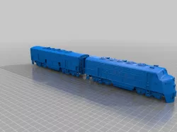 compleat Santa Fe Super Chief FA-FB and all cars HO train set powered or none powered 