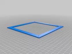 Creality/Ender bed screw drilling template for Anycubic Mega Zero