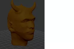 Demon / devil head