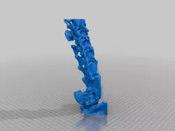 Dog Spine c1-c7 model