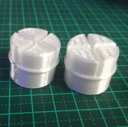 Egg crate connector for 25mm PVC pipe
