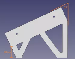 Elektron stand high (65 degree angle)