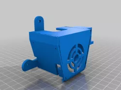 Ender 3 Max Fan Shroud with BL Touch Mount with Micro Swiss Direct Drive Extruder and Hot End