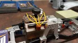 engine block Ził 157 overlay brush motor class 540, scale 1/10