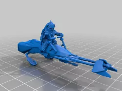Ewok Speeder Bikes (star wars legion scale)