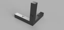 Fast and Economical XYZ calibration tool / Cube (40mm / 150mm)