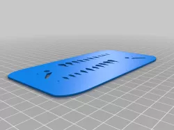 Fishing Lure Airbrush Stencil - Tiger Stripes