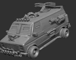 Gaslands/Apocalypse Series 1: A-Team Van