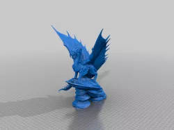 Gold Dragon Statue